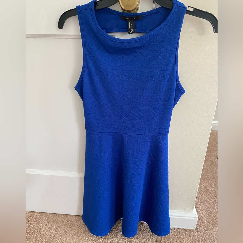 Forever 21 royal blue dress